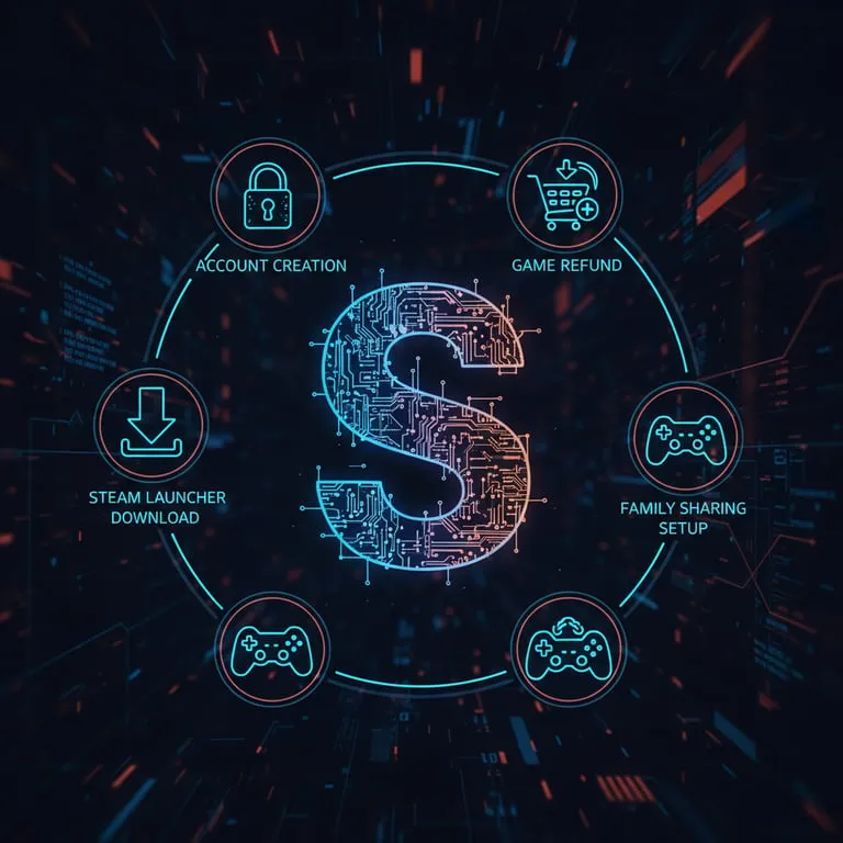 스팀 계정 만들기 및 게임 환불 방법: 스팀 런처 다운로드부터 가족 공유 설정까지 게이머 필수 가이드