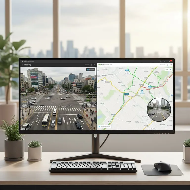 카카오맵 PC버전 로드뷰 활용법: 길 찾기 및 CCTV 실시간 교통 상황 확인하는 지도 프로그램 꿀팁