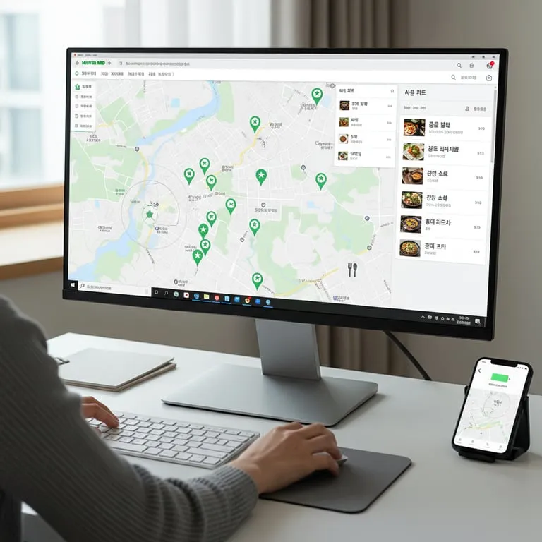 네이버 지도 거리두기 및 즐겨찾기: 내비게이션 기능 PC에서 활용하고 맛집 리스트 저장하는 방법 정리