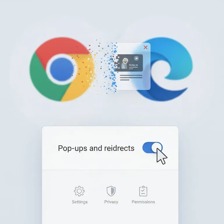 인터넷 팝업창 차단 해제 방법: 크롬 및 엣지 브라우저에서 팝업 허용 설정하고 광고 창 없애는 팁