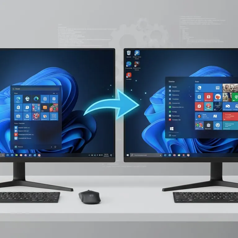 윈도우11 작업표시줄 위치 변경 툴: ExplorerPatcher 사용하여 윈도우10 스타일로 시작 메뉴 바꾸기