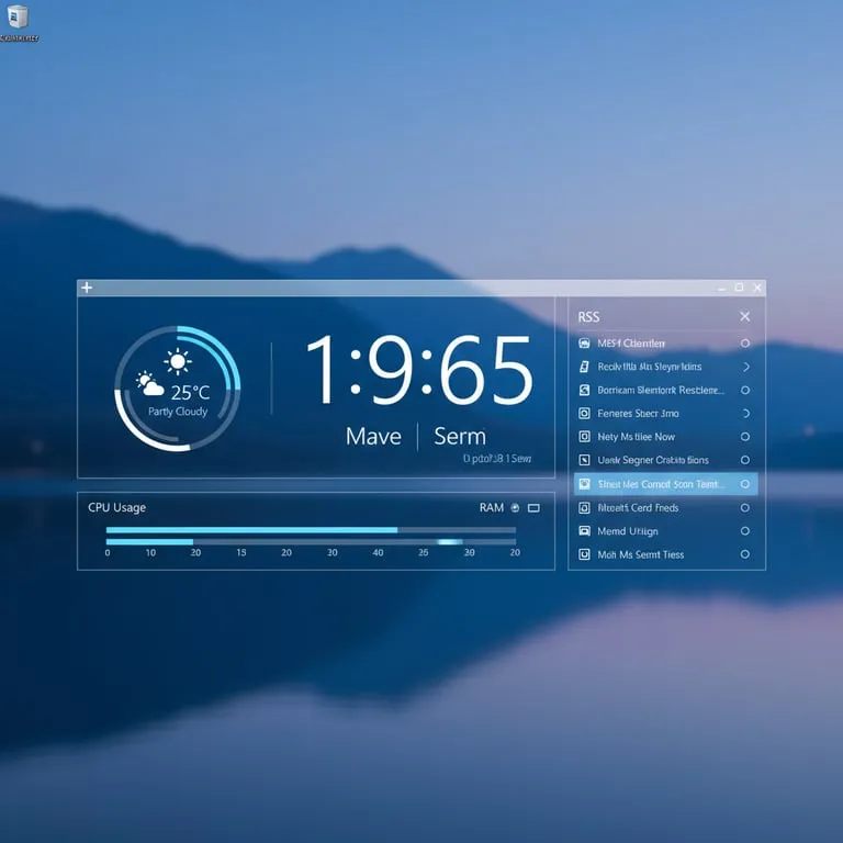 레인미터 스킨 추천 및 사용 방법: 바탕화면 시계 날씨 위젯으로 윈도우 데스크탑 예쁘게 꾸미기 강좌