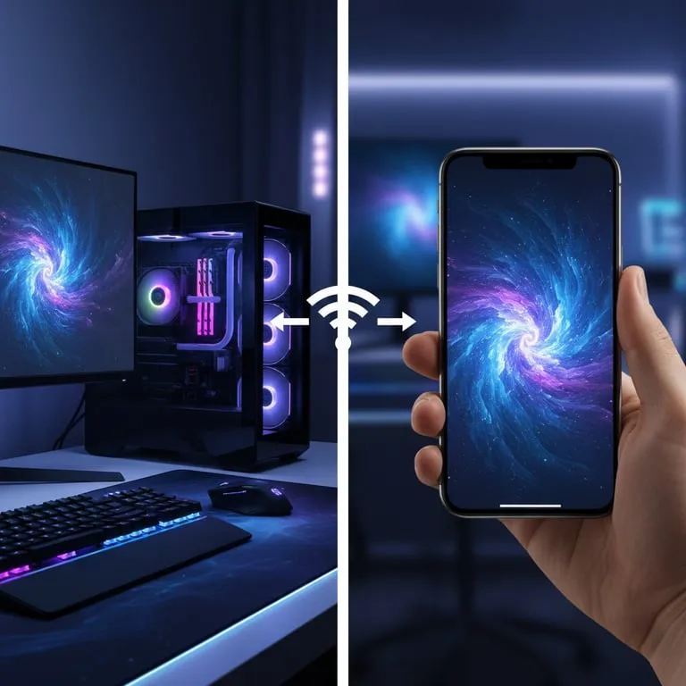 월페이퍼 엔진 모바일 연동 방법: 컴퓨터 움직이는 배경화면을 스마트폰으로 전송하여 사용하는 꿀팁